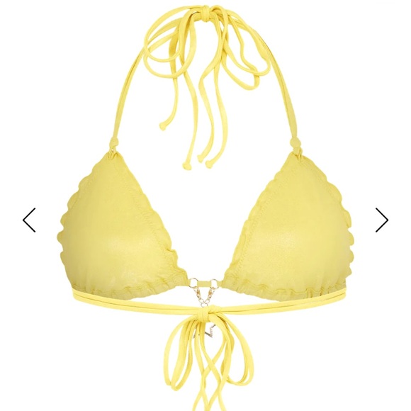 Yellow Ruffled Bikini Set - Picture 7 of 14